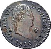 Obverse 4 Maravedís 1816