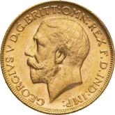 Obverse Sovereign 1920 M