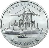 Obverse 5 Mark 1988 A Port of Rostock