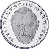 Obverse 2 Mark 1992 D Ludwig Erhard