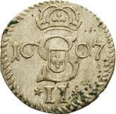 Obverse Double Denar 1607 Lithuania