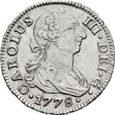 Obverse 2 Reales 1778 S CF