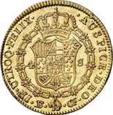 Reverse 4 Escudos 1776 S CF