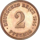 Obverse 2 Pfennig 1914 E