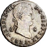 Obverse 8 Maravedís 1822