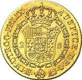 Reverse 2 Escudos 1824 M AJ