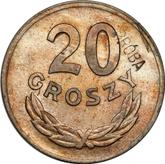 Reverse 20 Groszy 1949 Pattern