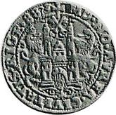 Reverse Ducat 1588 Riga