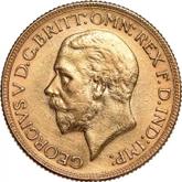 Obverse Sovereign 1929 M