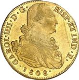 Obverse 8 Escudos 1808 P JF