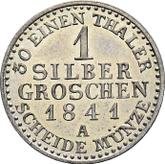 Reverse Silber Groschen 1841 A