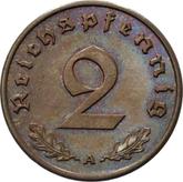 Obverse 2 Reichspfennig 1939 A
