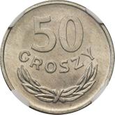Reverse 50 Groszy 1972 MW