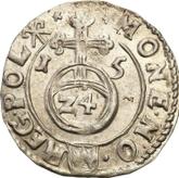 Obverse Pultorak 1615 Krakow Mint