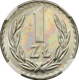 Reverse 1 Zloty 1980 MW