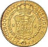Reverse 2 Escudos 1796 P JF