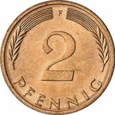 Obverse 2 Pfennig 1974 F