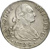 Obverse 8 Reales 1798 M MF