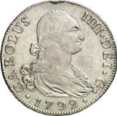 Obverse 8 Reales 1792 S CN