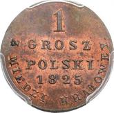 Reverse 1 Grosz 1825 IB Z MIEDZI KRAIOWEY