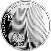 Obverse 10 Zlotych 2014 MW 150th anniversary of the birth of Stefan Zeromski