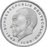 Obverse 2 Mark 1976 G Konrad Adenauer