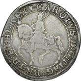 Obverse Halfcrown no date (1625-1642) Second type of horseman
