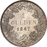 Reverse Gulden 1847