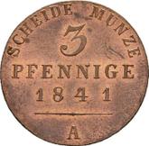 Reverse 3 Pfennig 1841 A