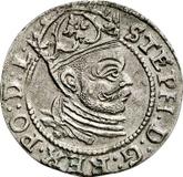 Obverse 1 Grosz 1584 Riga