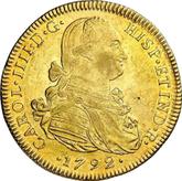 Obverse 8 Escudos 1792 NR JJ