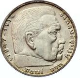 Obverse 5 Reichsmark 1937 J
