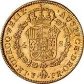 Reverse 4 Escudos 1783 PTS PR