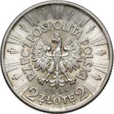 Obverse 2 Zlote 1934 Jozef Pilsudski