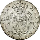 Reverse 8 Reales 1798 S CN