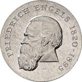 Obverse 20 Mark 1970 Friedrich Engels