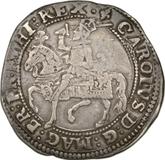 Obverse Halfcrown no date (1625-1642) First type of horseman