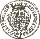 Reverse Ducat 1652 MW Portrait with wreath