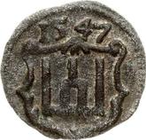 Reverse Obol 1547 Lithuania