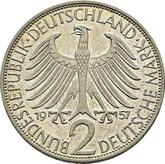 Reverse 2 Mark 1957 Max Planck