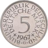 Obverse 5 Mark 1967 G