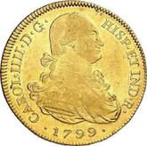 Obverse 8 Escudos 1799 PTS PP