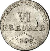 Reverse 6 Kreuzer 1808