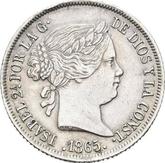 Obverse 40 Céntimos de escudo 1865