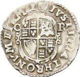 Reverse 2 Pence (Halfgroat) no date (1625-1642) Fourth draped bust