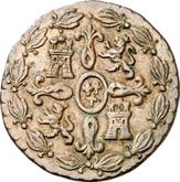 Reverse 4 Maravedís 1826