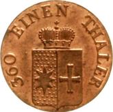 Obverse 1 Pfennig 1843 A