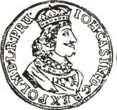 Obverse Ort (18 Groszy) 1650 WVE Elbing