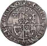 Reverse Sixpence 1625 First draped bust