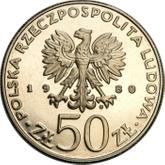 Obverse 50 Zlotych 1980 MW Pattern Bolesław I the Brave